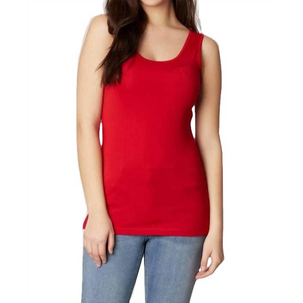 NEW ANGEL bra- friendly tank in red